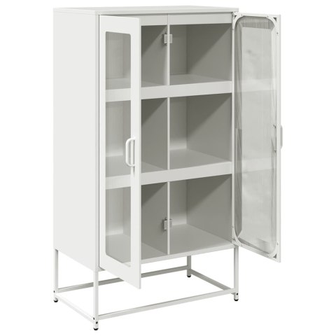 KOMODA BIAŁA 68X39X123CM STAL
