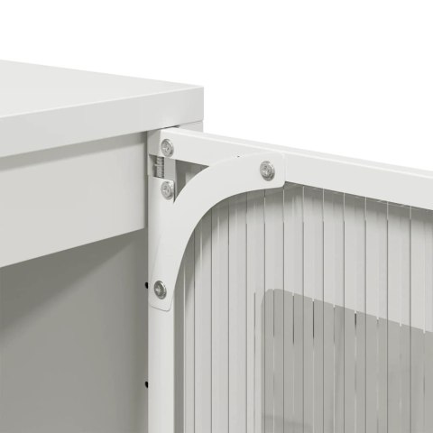 KOMODA BIAŁA 68X39X123CM STAL