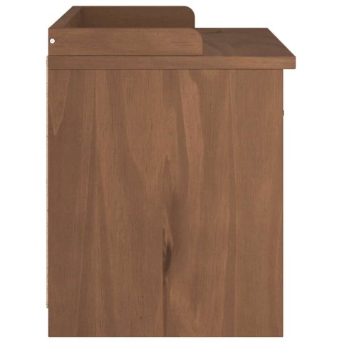 ŁAWKA DO PRZEDPOKOJU "SANDNES" 87X40X50CM LITE DREWNO SOSNOWE