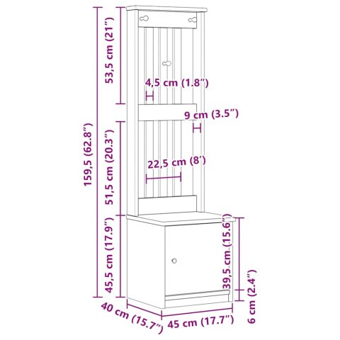 DRZEWKO OGRODOWE „SANDENS" BIAŁE LITE DREWNO SOSNOWE