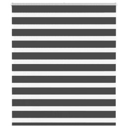 ROLETA ZEBRA CZARNA 135X100CM SZEROKOŚĆ TKANINY POLIESTER