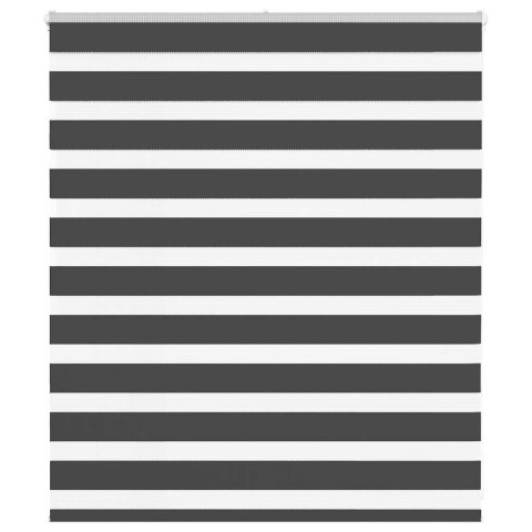 ROLETA ZEBRA CZARNA 135X100CM SZEROKOŚĆ TKANINY POLIESTER