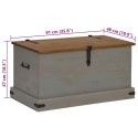 SKRZYNIA DO PRZECHOWYWANIA HALDEN SZARA DREWNO LITE SOSNA