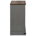 KOMODA HALDEN Z DRZWIAMI PRZESUWNYMI SZARA DREWNO LITE