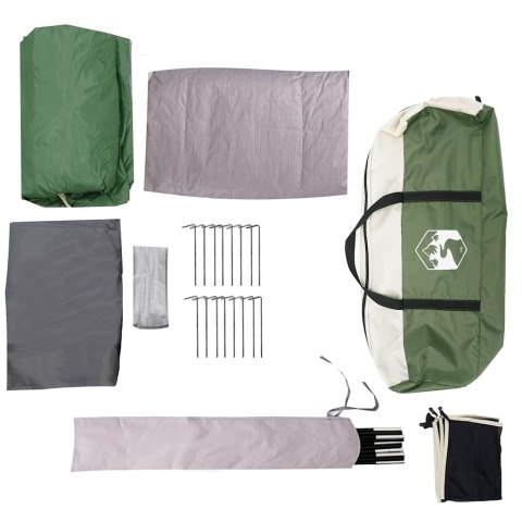 NAMIOT KEMPINGOWY Z KOPUŁĄ NA WERANDĘ 5-OSOBOWY ZIELONY