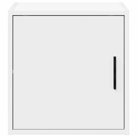 GARAŻOWE SZAFKI ŚCIENNE 2 SZT. BIAŁE DREWNO KLEJONE