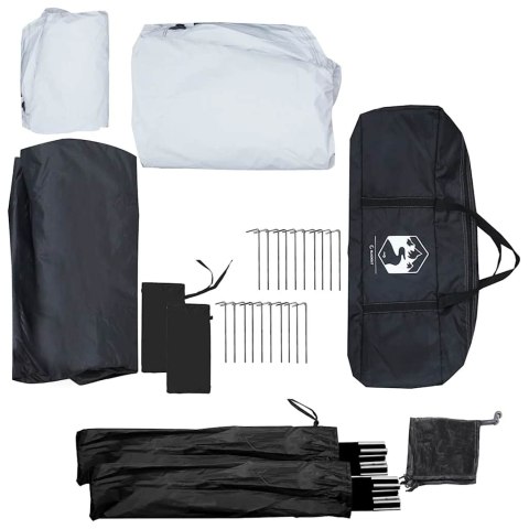 NAMIOT KEMPINGOWY 5-OSOBOWY BIAŁY MATERIAŁ ZACIEMNIAJĄCY