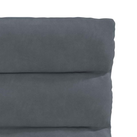 KRZESŁA STOŁOWE 4 SZT. CIEMNOSZARE OBITE AKSAMITEM