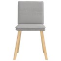 KRZESŁA DO JADALNI 4 SZT. TKANINA CLOUD GREY