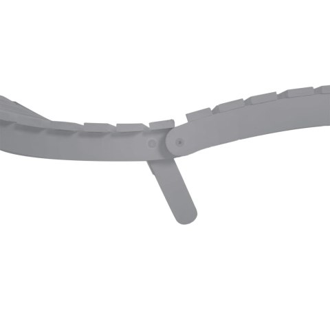 LEŻAKI 2 SZT. SZARE 184X55X64CM LITE DREWNO AKACJOWE