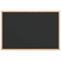TABLICA KREDOWA Z RAMĄ Z LITEGO DREWNA SOSNOWEGO CZARNA