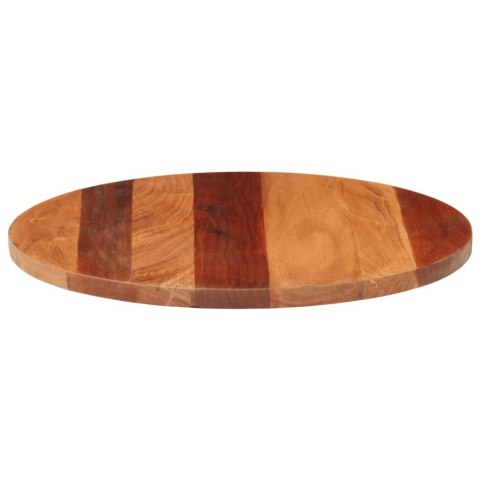 BLAT STOŁU LITE DREWNO AKACJOWE OKRĄGŁY 25-27MM 60CM