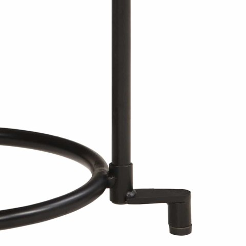 2-CZĘŚCIOWY ZESTAW STOLIKÓW BOCZNYCH Z LITEGO DREWNA AKACJOWEGO