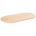 BLAT STOŁU 90X45X2,5CM LITE DREWNO SOSNOWE OWALNY
