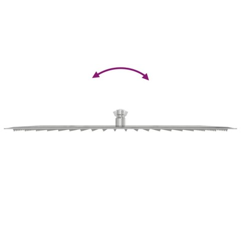 DESZCZOWNICA PRYSZNICOWA STAL NIERDZEWNA 304 50X50CM KWADRATOWA