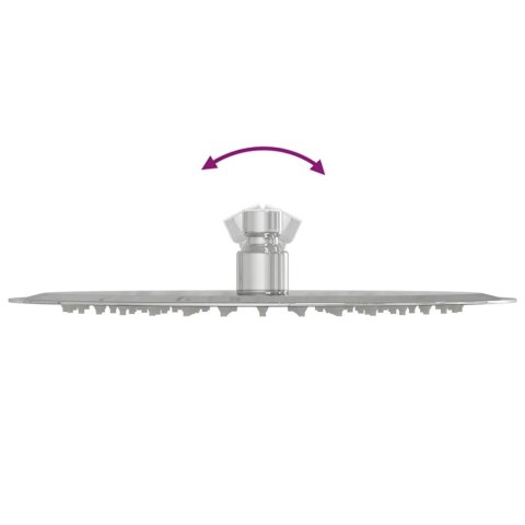 DESZCZOWNICA PRYSZNICOWA ZE STALI NIERDZEWNEJ 304 25CM OKRĄGŁA