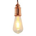 OPRAWKI DO LAMP 2 SZT. RÓŻOWE ZŁOTO E27 ALUMINIUM VINTAGE INDUSTRIALNE