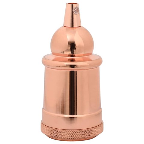 OPRAWKI DO LAMP 2 SZT. RÓŻOWE ZŁOTO E27 ALUMINIUM VINTAGE INDUSTRIALNE