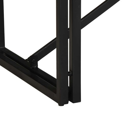 STOLIK KAWOWY WIELOKOLOROWY 100X50X35CM LITE DREWNO ODZYSKANE