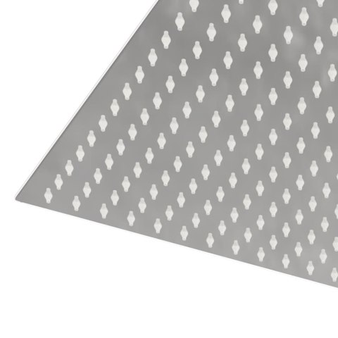 DESZCZOWNICA PRYSZNICOWA STAL NIERDZEWNA 304 40X40CM KWADRATOWA