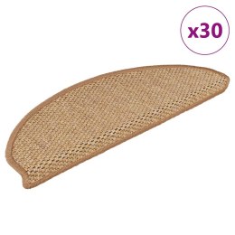 MATY NA SCHODY SAMOPRZYLEPNE SISAL-LOOK 30 SZT. 65X21X4CM SISAL