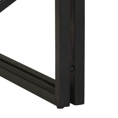 STOLIK KAWOWY WIELOKOLOROWY 100X100X35CM LITE DREWNO ODZYSKANE