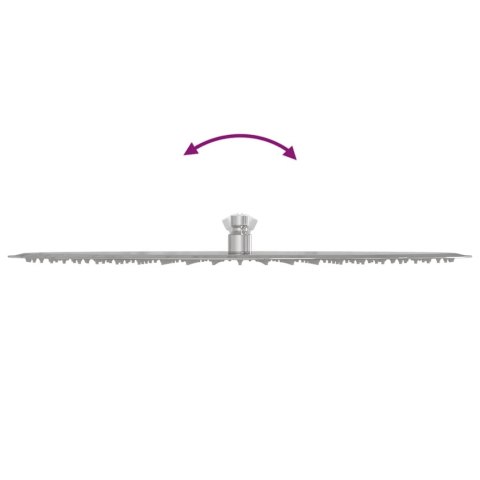 DESZCZOWNICA PRYSZNICOWA ZE STALI NIERDZEWNEJ 304 50CM OKRĄGŁA