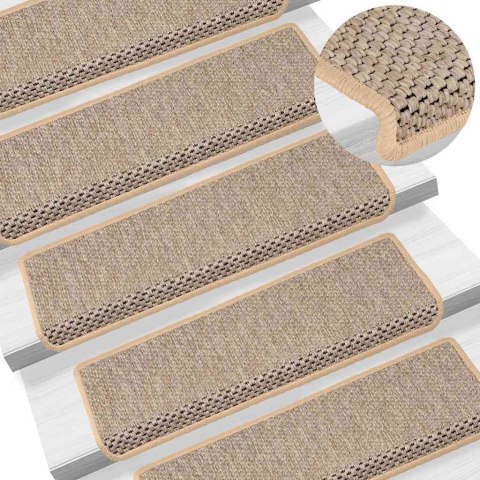 MATY NA SCHODY SAMOPRZYLEPNE SIZAL-LOOK 30 SZT. 65X21X4CM