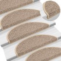 MATY NA SCHODY SAMOPRZYLEPNE SISAL-LOOK 30 SZT. 56X17X3CM