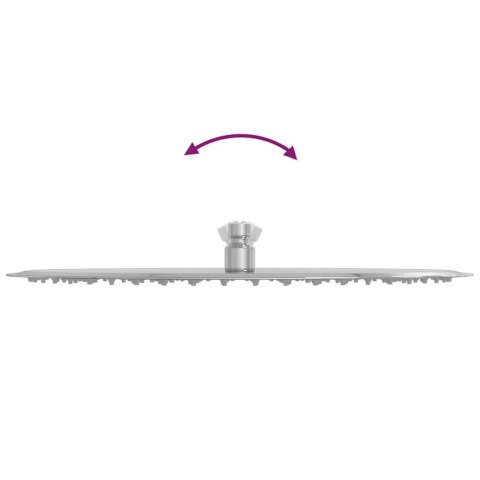 DESZCZOWNICA PRYSZNICOWA ZE STALI NIERDZEWNEJ 304 40CM OKRĄGŁA