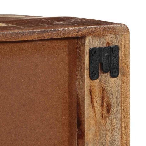 SZAFKA ŚCIENNA POD TV 100X32X25CM LITE DREWNO ODZYSKANE