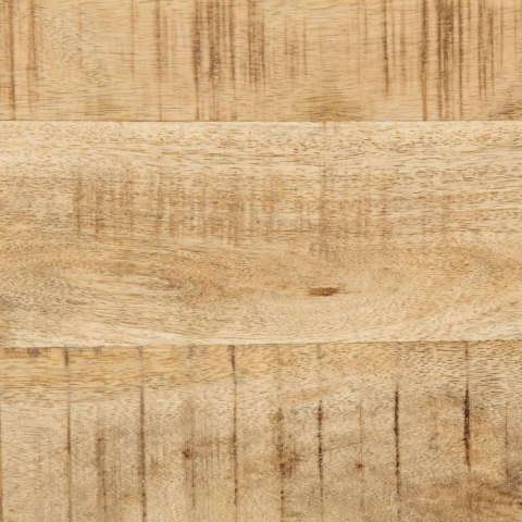 SZAFKA ŚCIENNA POD TV 100X32X25CM DREWNO LITE SUROWE MANGO