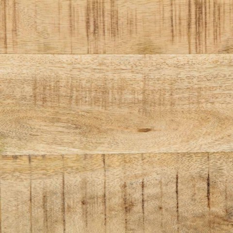 SZAFKA ŚCIENNA POD TV 100X32X25CM DREWNO LITE SUROWE MANGO