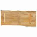 BLAT STOŁU 80X40X2,5CM NATURALNA KRAWĘDŹ LITE DREWNO MANGO