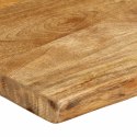 BLAT STOŁU 80X40X2,5CM NATURALNA KRAWĘDŹ LITE DREWNO MANGO