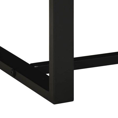 ŁAWKA WIELOKOLOROWA 80X35X45CM LITE DREWNO ODZYSKANE