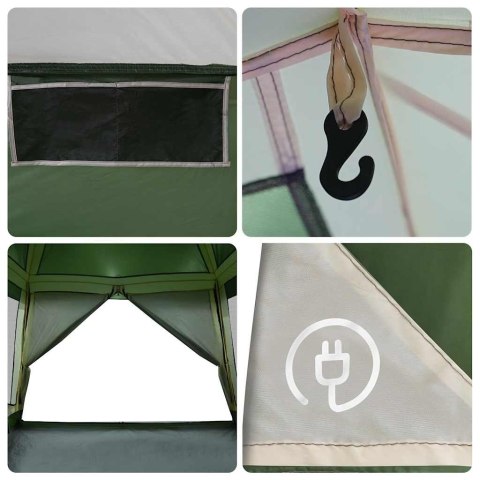 NAMIOT RODZINNY 6-OS. KABINOWY ZIELONY WODOSZCZELNY