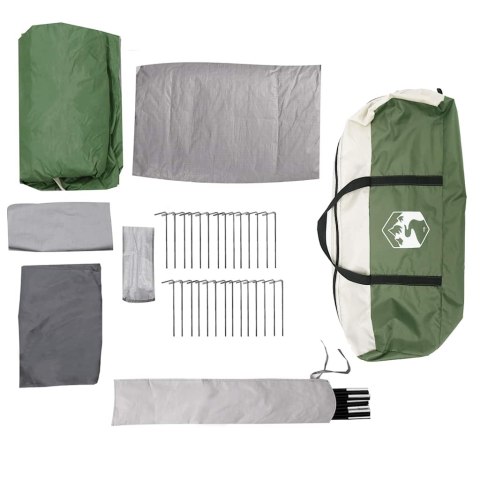 NAMIOT RODZINNY 8-OS. TUNELOWY ZIELONY WODOSZCZELNY