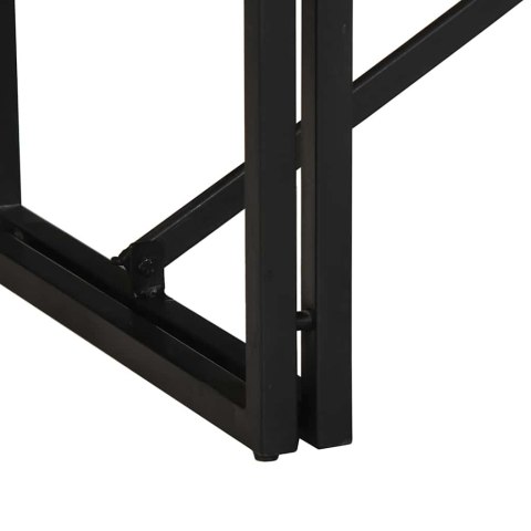 STOLIK KAWOWY WIELOKOLOROWY 80X40X35CM LITE DREWNO ODZYSKANE