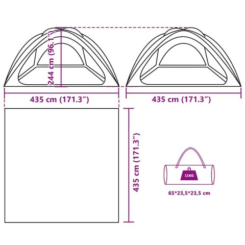 NAMIOT IMPREZOWY SZARY WODOODPORNY