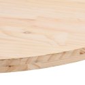 BLAT STOŁU 110X55X2,5CM LITE DREWNO SOSNOWE OWALNY