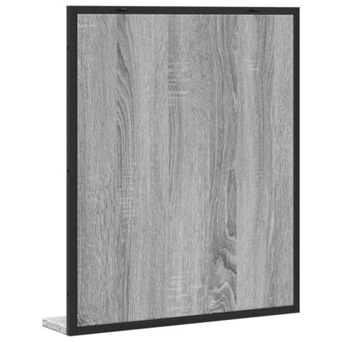 LUSTRO ŁAZIENKOWE Z PÓŁKĄ SZARY DĄB SONOMA 50X12X60CM