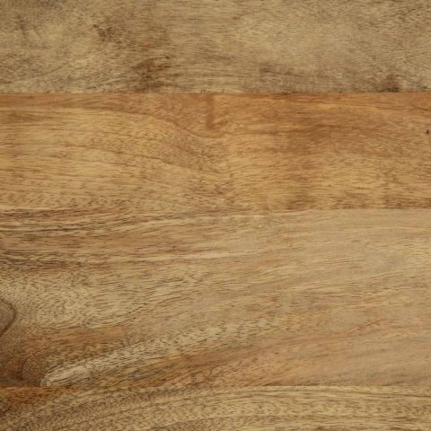 SZAFKA RTV BRĄZOWA 100X33X46CM DREWNO LITE MANGO