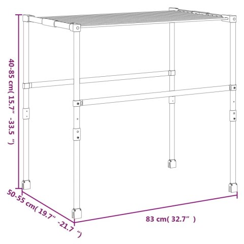 SUSZARKA NA PRANIE 83X(50-55)X(40-85)CM ALUMINIUM