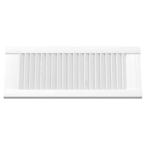 DRZWI DO SZAFEK ŻALUZJOWE 2 SZT. BIAŁE 61,5X29,5CM