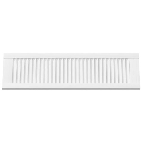 DRZWI DO SZAFEK ŻALUZJOWE 4 SZT. BIAŁE 99X29,5CM