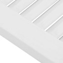 DRZWI DO SZAFEK ŻALUZJOWE 4 SZT. BIAŁE 99X29,5CM