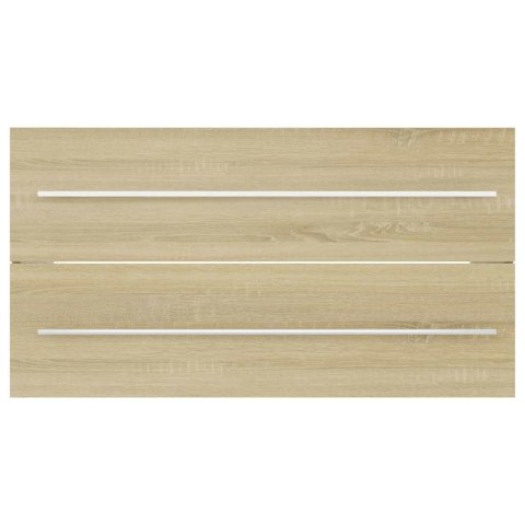 2-CZĘŚCIOWY ZESTAW MEBLI ŁAZIENKOWYCH DĄB SONOMA PŁYTA