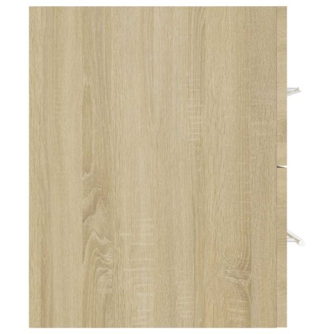 2-CZĘŚCIOWY ZESTAW MEBLI ŁAZIENKOWYCH DĄB SONOMA PŁYTA