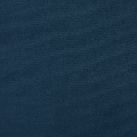 2-OSOBOWA KANAPA NIEBIESKA TAPICEROWANA AKSAMITEM